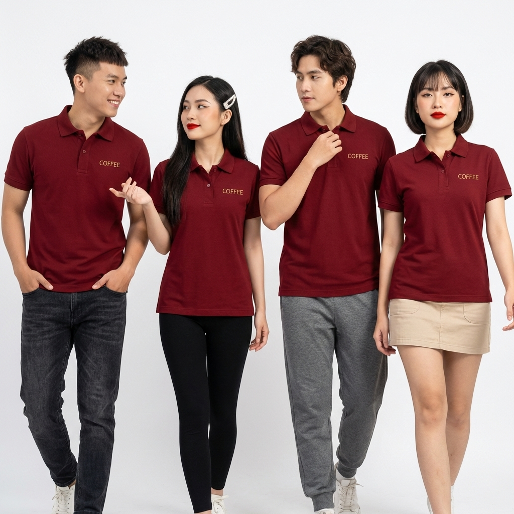 Áo thun quán cà phê